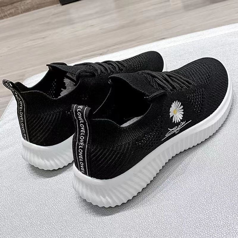 Damen modische Sneaker mit floralem Design und elastischem Einsatz Heidi Mode - Image 8