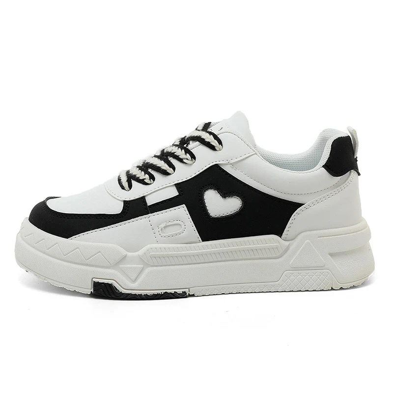 Damen modische Sneaker mit herzförmiger Applikation und robustem Sohlendesign Heidi Mode - Image 6