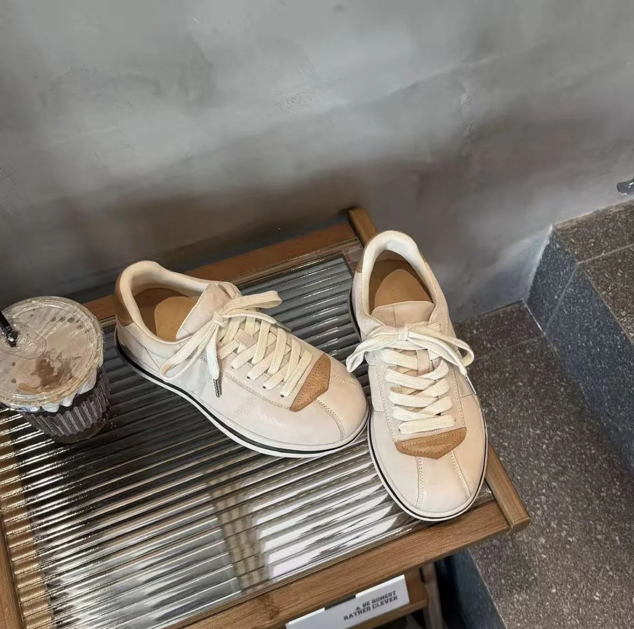 Damen modische Sneaker mit hochwertigem Leder und bequemer Polsterung Heidi Mode - Image 7