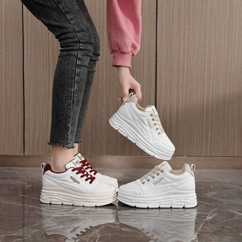 Damen modische Sneaker mit komfortabler Plattform-Sohle Heidi Mode - Image 3