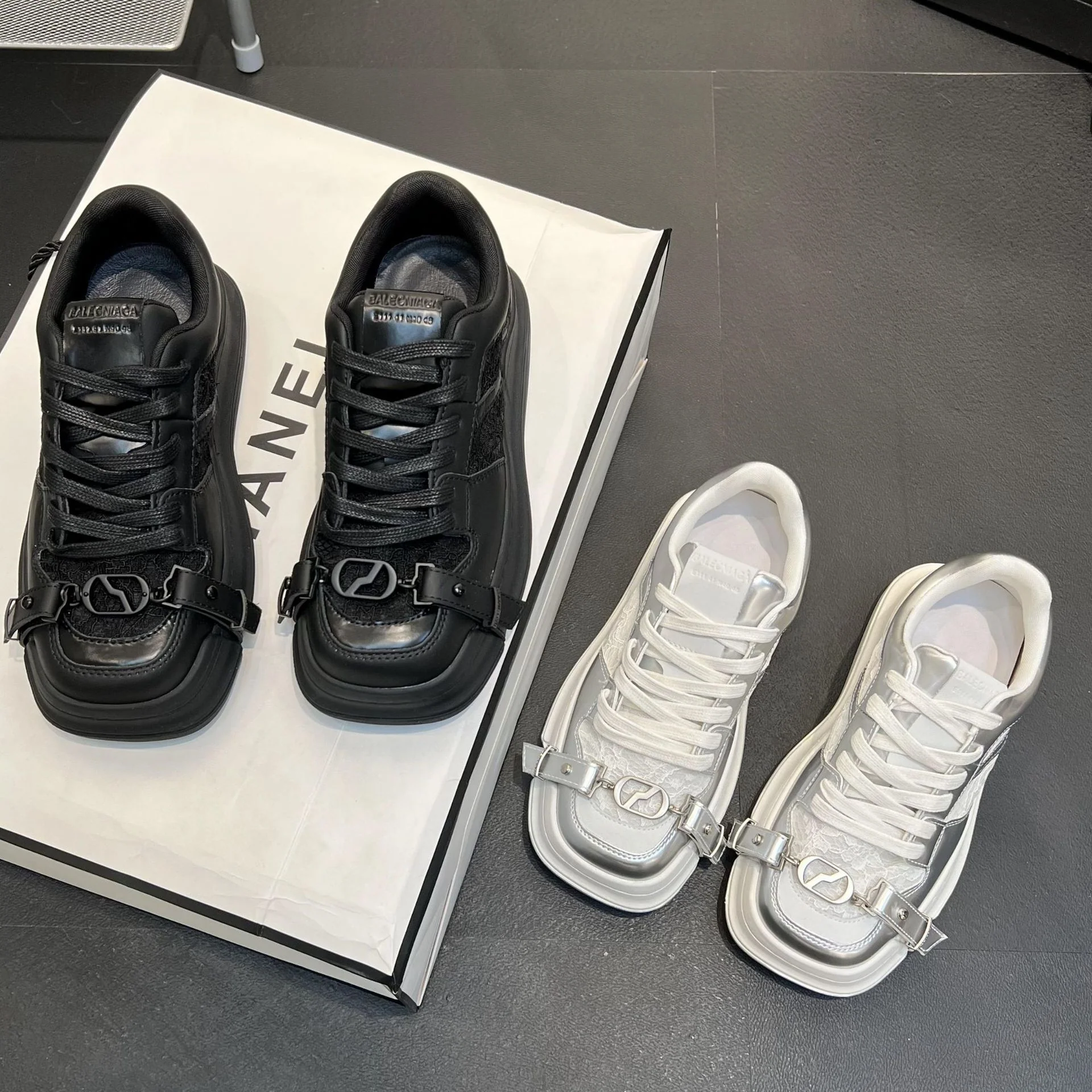Damen modische Sneaker mit robustem Obermaterial und einzigartigem Design Heidi Mode - Image 3