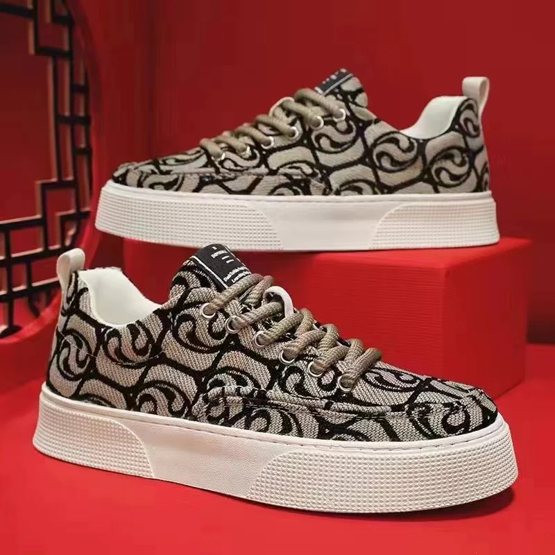 Damen Modische Sneaker mit stylishem Muster von Heidi Mode - Image 4
