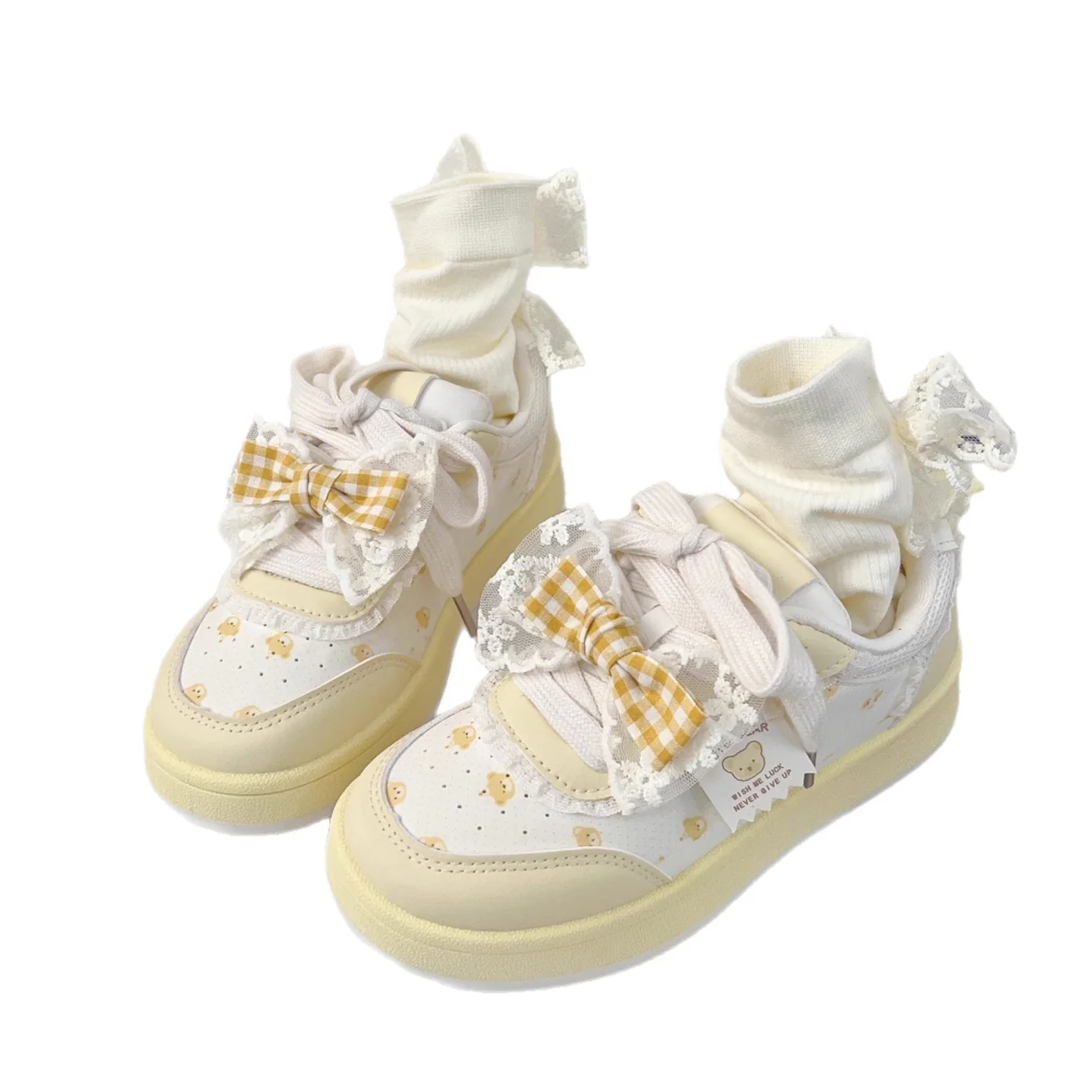 Damen modische Sneaker mit süßem Sockeneffekt Heidi Mode - Image 5