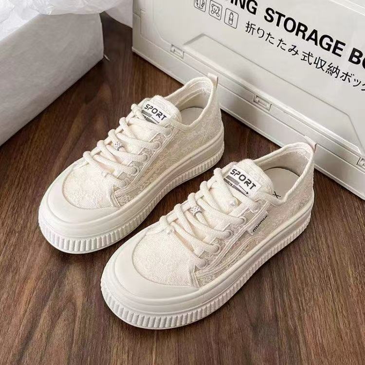 Damen Modische Sneaker mit trendiger strukturiertem Obermaterial und rutschfester Sohle Heidi Mode