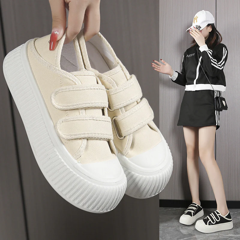 Damen Modische Sneaker mit verstellbarem Klettverschluss und dämpfender Sohle Heidi Mode - Image 2