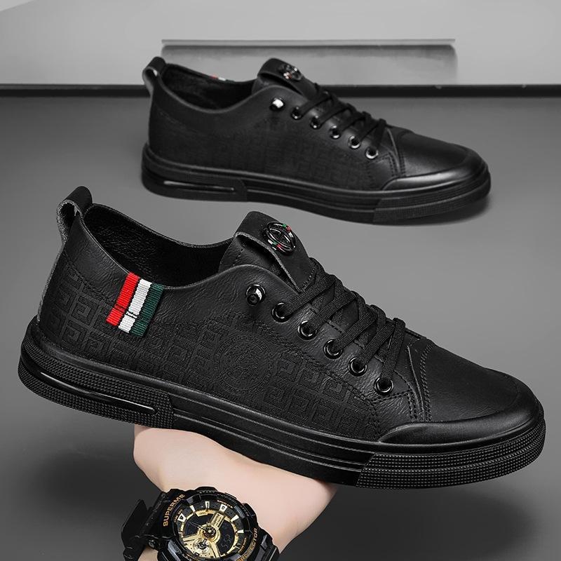 Damen modische Sneakers aus hochwertigem Leder mit strapazierfähiger Laufsohle Heidi Mode