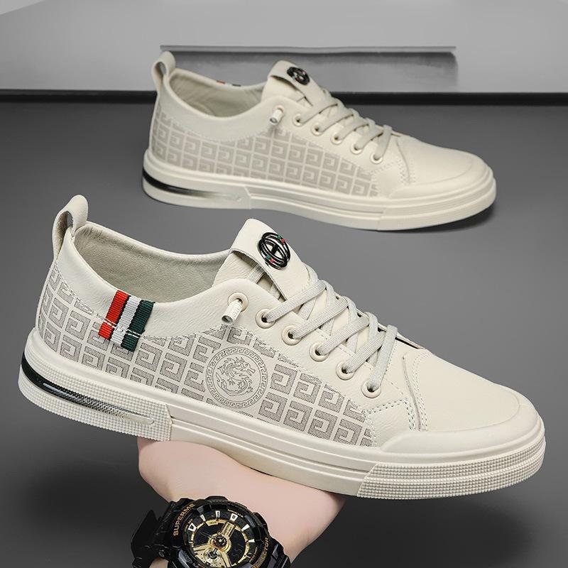 Damen modische Sneakers aus hochwertigem Leder mit strapazierfähiger Laufsohle Heidi Mode - Image 3