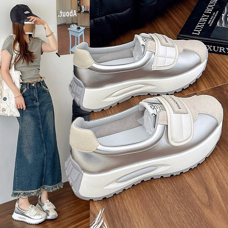 Damen Modische Sneakers im trendigen Plateau-Design Heidi Mode