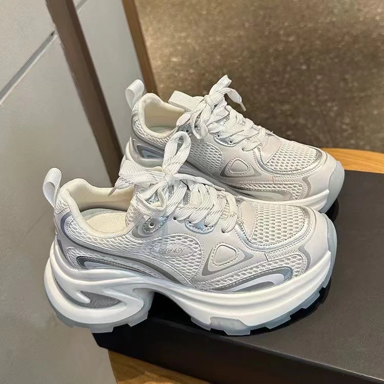 Damen modische Sneakers mit atmungsaktivem Mesh und gepolsterter Laufsohle Heidi Mode - Image 2