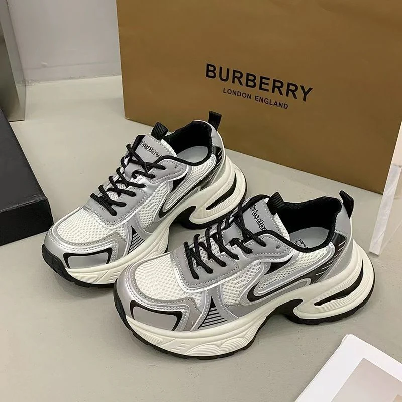 Damen modische Sneakers mit atmungsaktiver Oberflächenstruktur und dämpfender Sohle Heidi Mode - Image 6