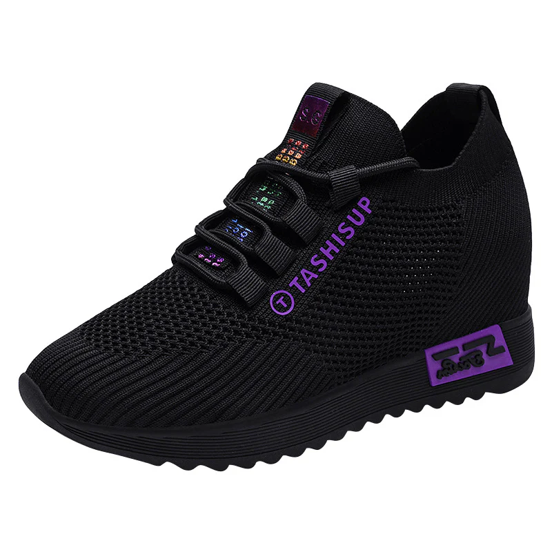 Damen modische Sneakers mit atmungsaktiver Obermaterialstruktur und rutschfester Sohle Heidi Mode - Image 5