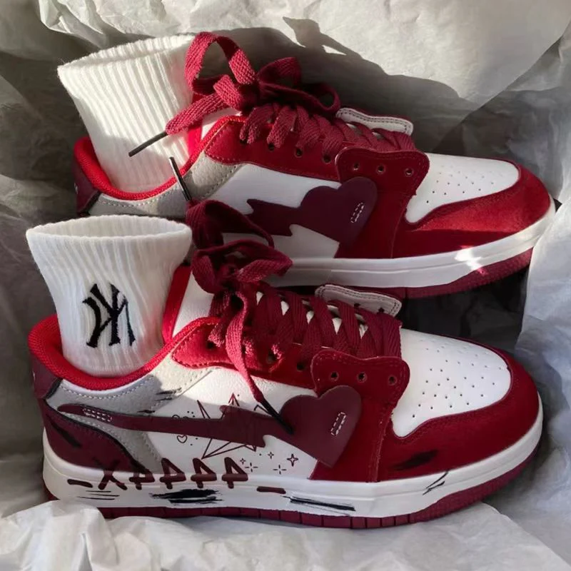 Damen modische Sneakers mit auffälligem Design und atmungsaktiver Oberflächenstruktur Heidi Mode - Image 3