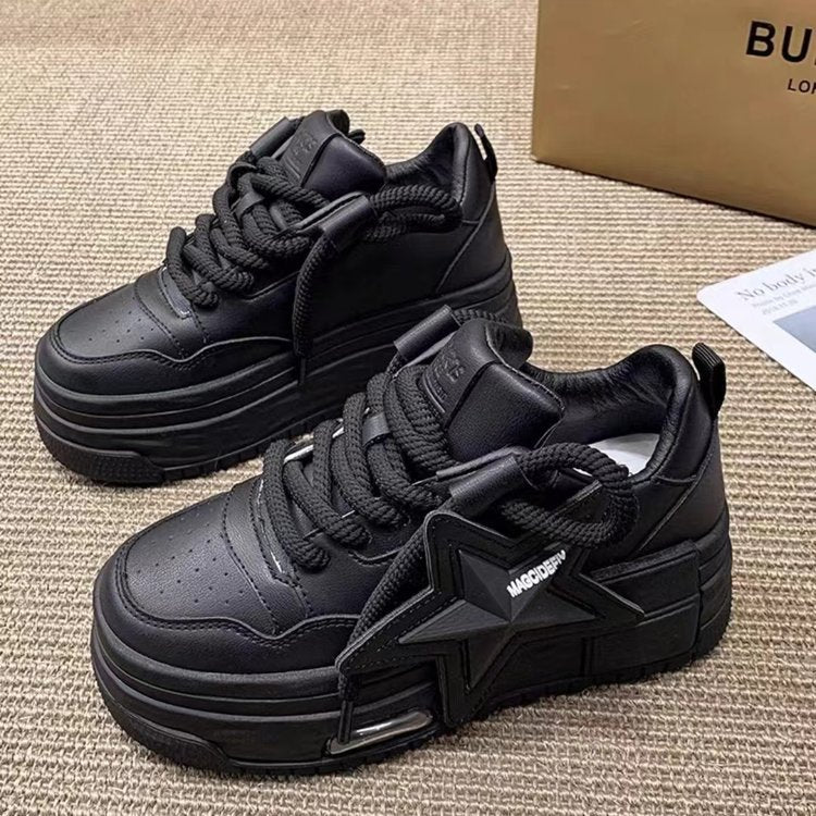 Damen Modische Sneakers mit auffälligem Sternen-Design und bequemer Sohle Heidi Mode - Image 9