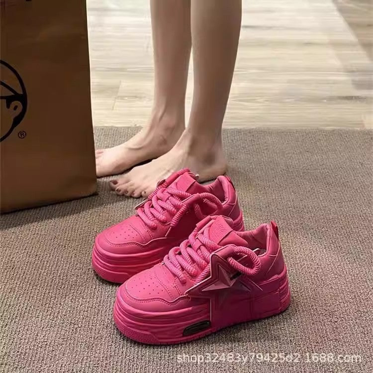 Damen modische Sneakers mit auffälliger Sternenapplikation und komfortabler Dämpfung Heidi Mode - Image 2