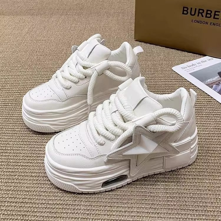 Damen modische Sneakers mit auffälliger Sternenapplikation und komfortabler Dämpfung Heidi Mode - Image 3