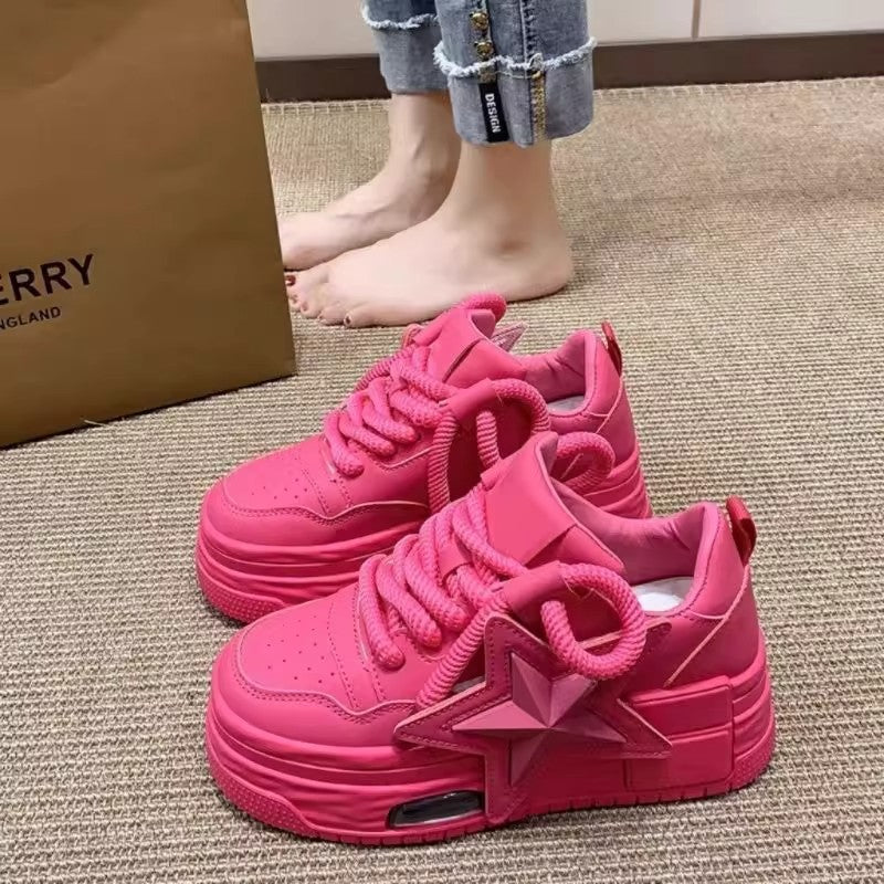 Damen modische Sneakers mit auffälliger Sternenapplikation und komfortabler Dämpfung Heidi Mode - Image 7