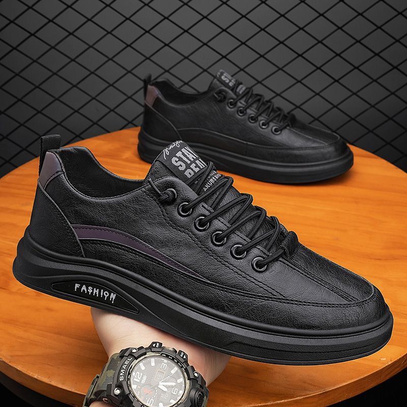 Damen Modische Sneakers mit aufwändiger Leder-Oberfläche und stoßdämpfendem Sohlenprofil Heidi Mode - Image 6