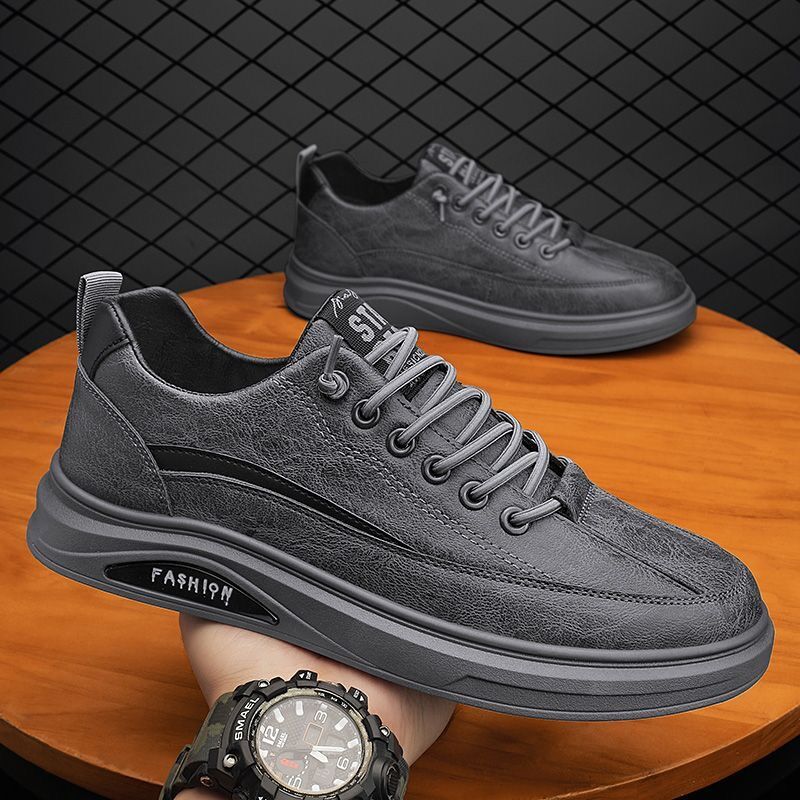 Damen Modische Sneakers mit aufwändiger Leder-Oberfläche und stoßdämpfendem Sohlenprofil Heidi Mode - Image 7