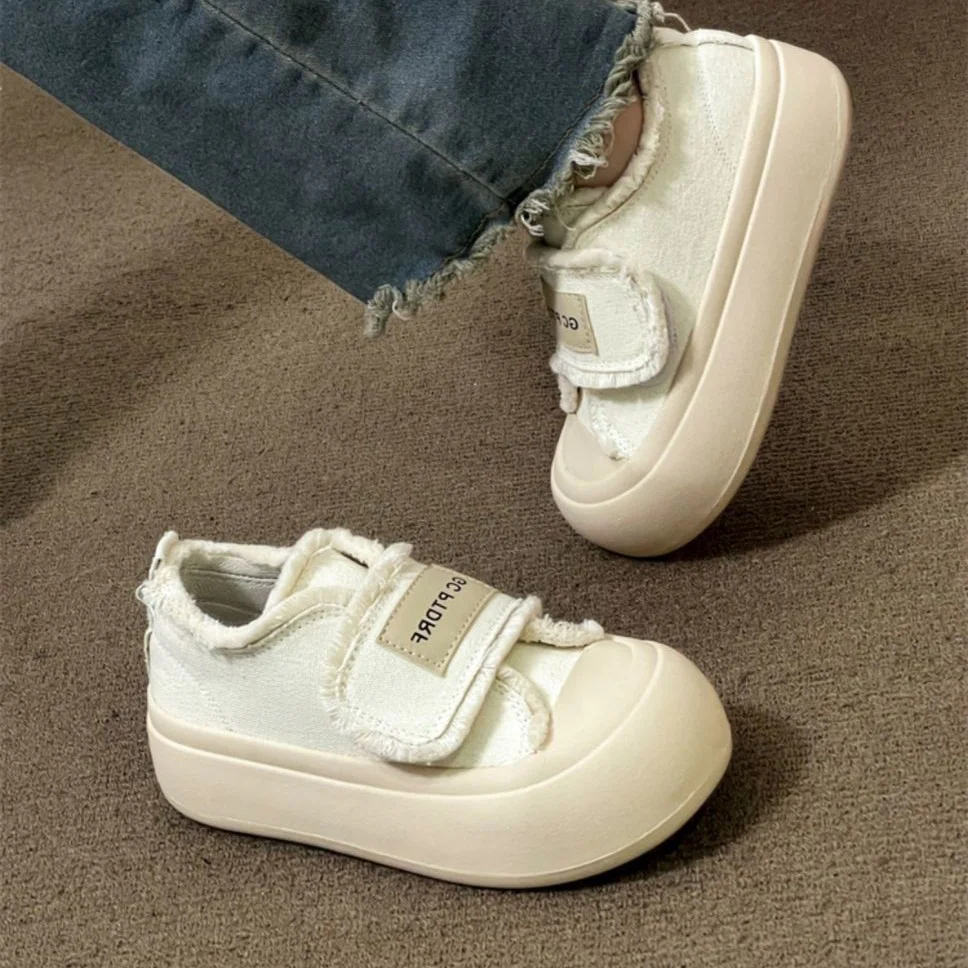 Damen modische Sneakers mit bequemem Klettverschluss und schaumstoffgepolsterter Sohle Heidi Mode - Image 4