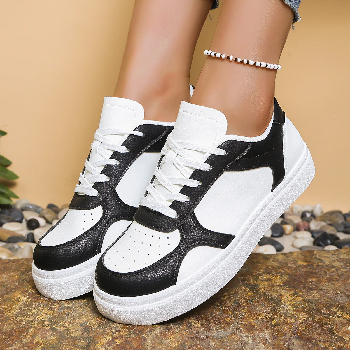 Damen Modische Sneakers mit bequemer Dämpfung und atmungsaktivem Obermaterial Heidi Mode - Image 2