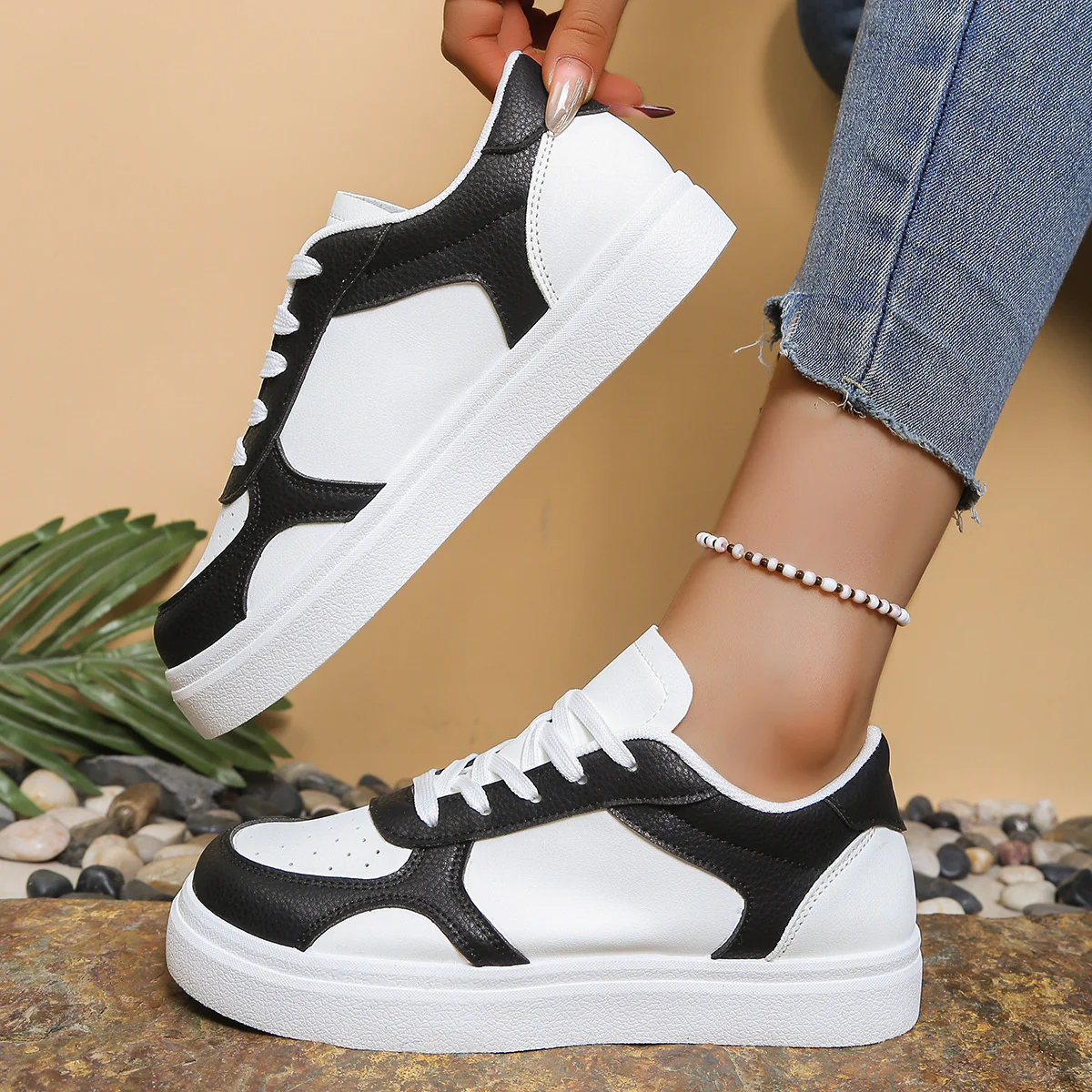 Damen Modische Sneakers mit bequemer Dämpfung und atmungsaktivem Obermaterial Heidi Mode - Image 4