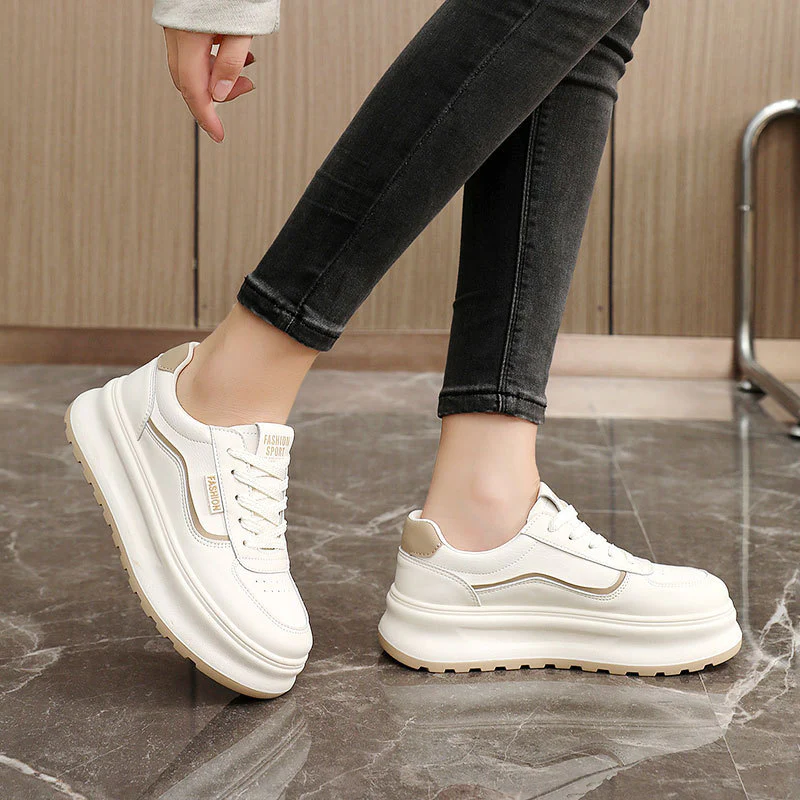 Damen modische Sneakers mit dämpfender Laufsohle und sportlichem Design Heidi Mode - Image 4