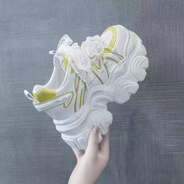 Damen modische Sneakers mit dekorativen Perlen und luftiger Mesh-Oberfläche Heidi Mode - Image 2