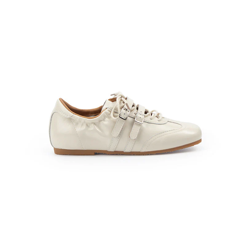 Damen modische Sneakers mit dekorativen Riemen und weichem Innenfutter Heidi Mode - Image 7