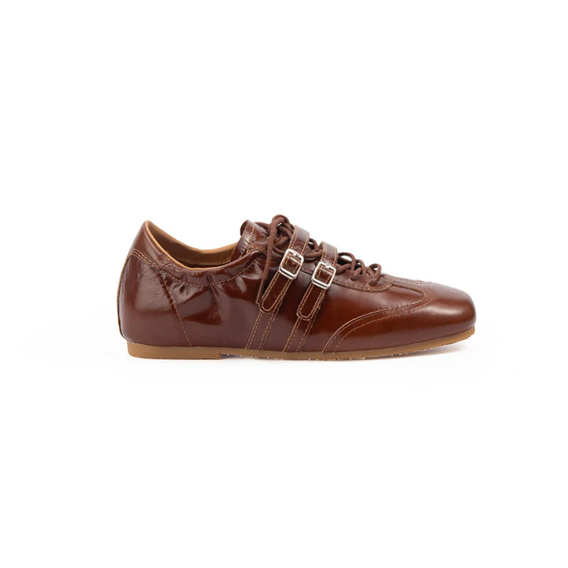Damen modische Sneakers mit dekorativen Riemen und weichem Innenfutter Heidi Mode - Image 8