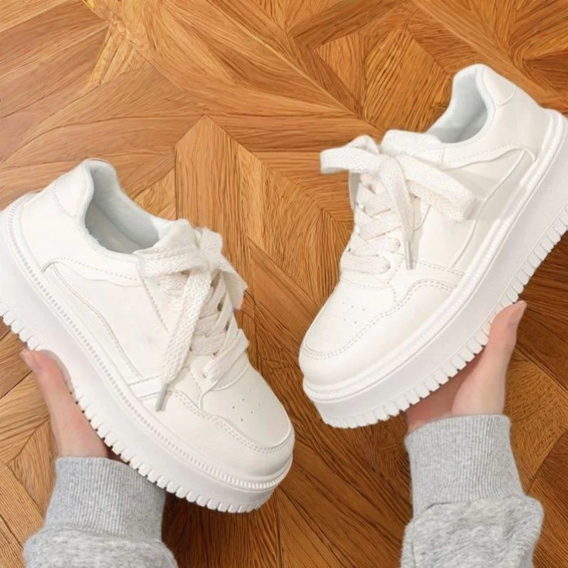 Damen Modische Sneakers mit dicker Sohle und atmungsaktiver Oberflächenstruktur Heidi Mode - Image 6