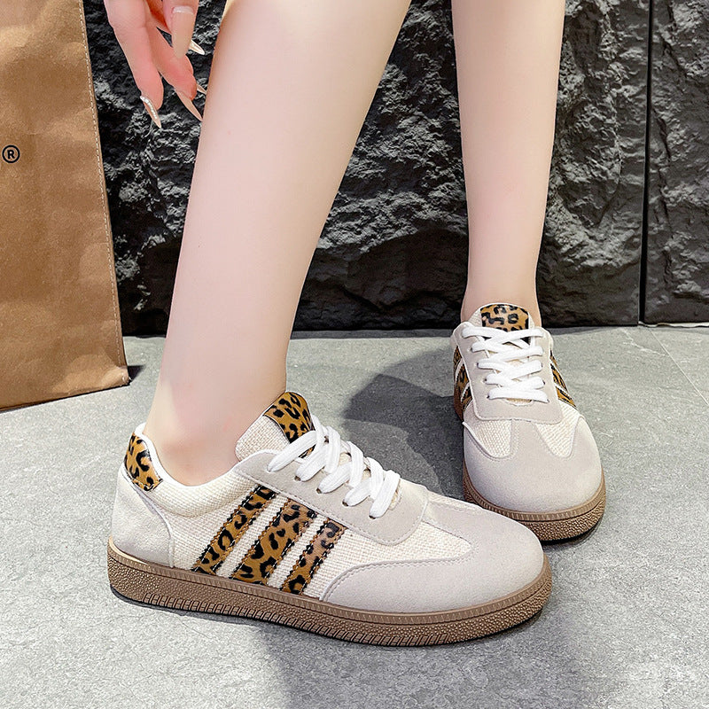 Damen modische Sneakers mit einzigartigem Leo-Design und bequemer Sohle Heidi Mode - Image 4