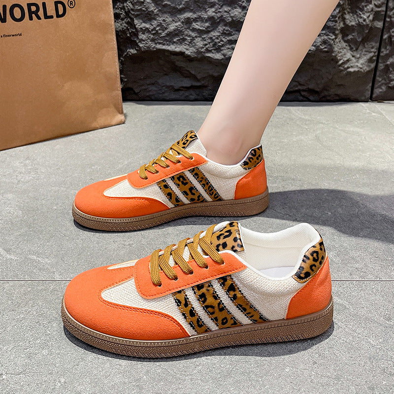Damen modische Sneakers mit einzigartigem Leo-Design und bequemer Sohle Heidi Mode - Image 7