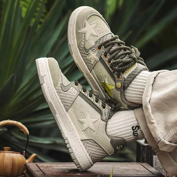 Damen Modische Sneakers mit einzigartigen Stern-Applikationen und rutschfester Sohle Heidi Mode - Image 3