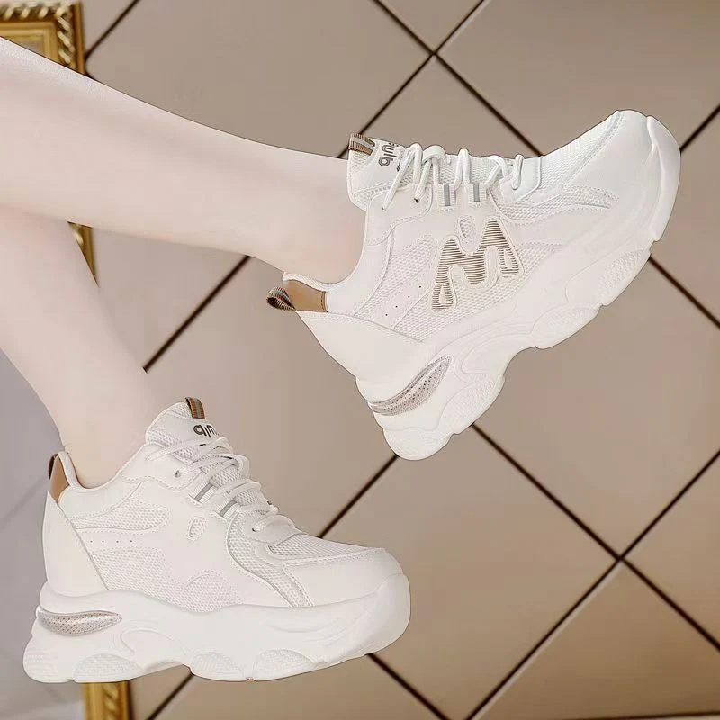 Damen modische Sneakers mit elastischem Obermaterial und dämpfender Sohle Heidi Mode - Image 4