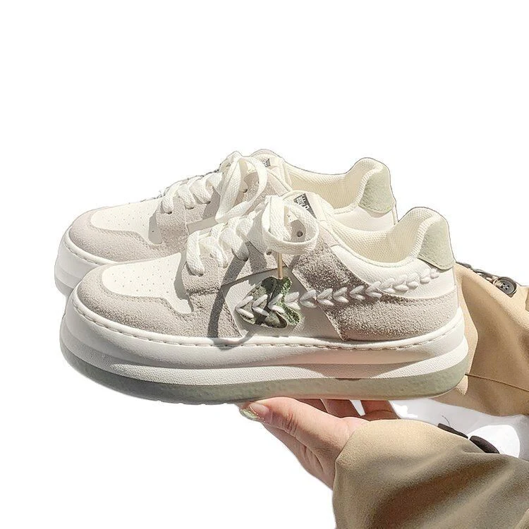Damen Modische Sneakers mit elegantem Kragen und einzigartigen Design-Details Heidi Mode - Image 5