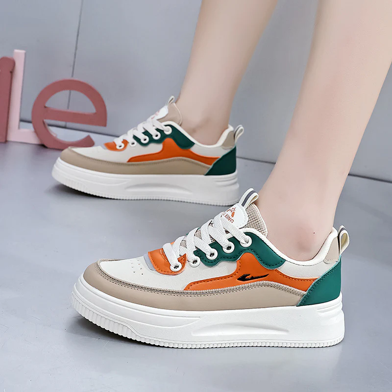 Damen Modische Sneakers mit erhöhtem Plateau und atmungsaktiver Sohle Heidi Mode - Image 3