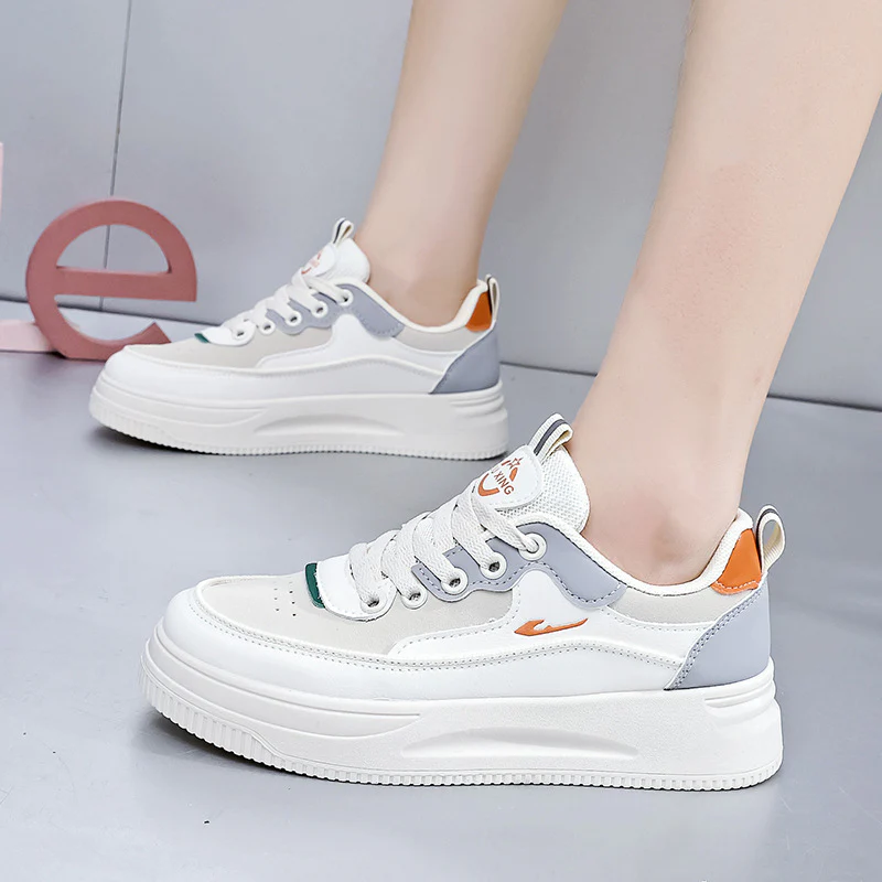 Damen Modische Sneakers mit erhöhtem Plateau und atmungsaktiver Sohle Heidi Mode - Image 7