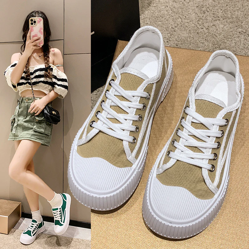 Damen Modische Sneakers mit erhöhtem Sohlenprofil und stylischem Design Heidi Mode - Image 2