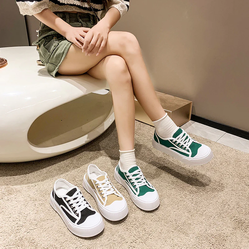 Damen Modische Sneakers mit erhöhtem Sohlenprofil und stylischem Design Heidi Mode - Image 3
