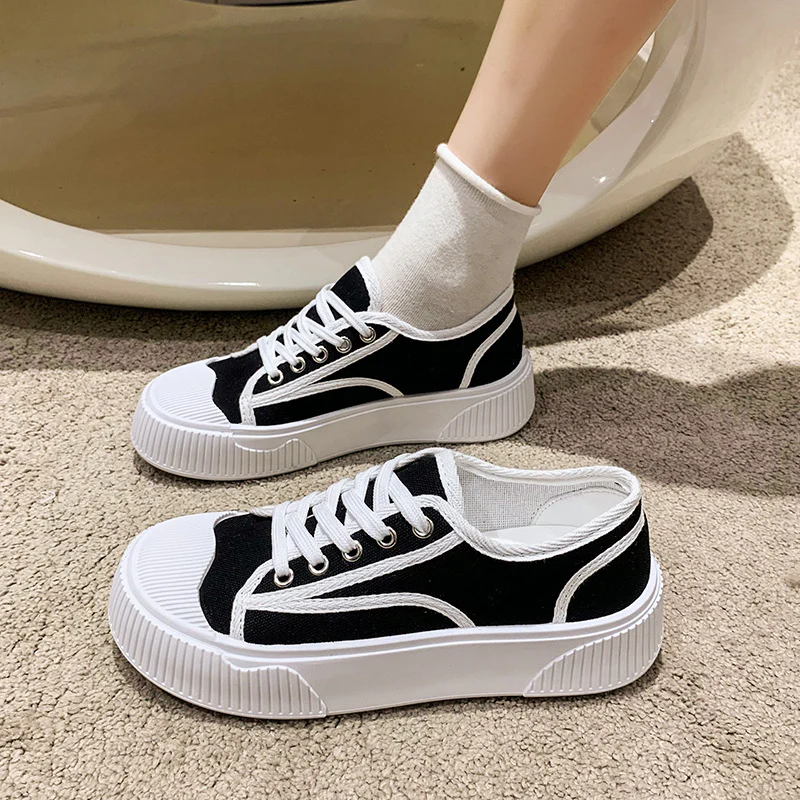 Damen Modische Sneakers mit erhöhtem Sohlenprofil und stylischem Design Heidi Mode - Image 6