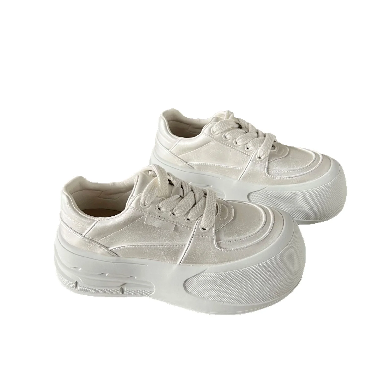 Damen modische Sneakers mit extragroßer Plateausohle und atmungsaktiver Mesh-Oberfläche Heidi Mode - Image 5