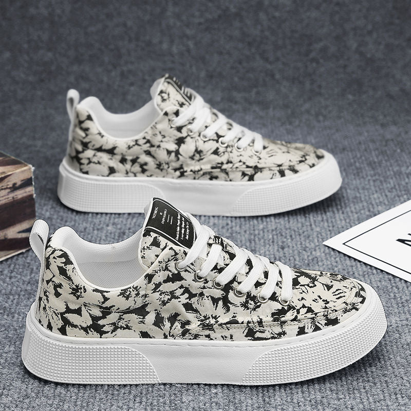 Damen Modische Sneakers mit floralem Design und bequemer Sohle Heidi Mode - Image 7