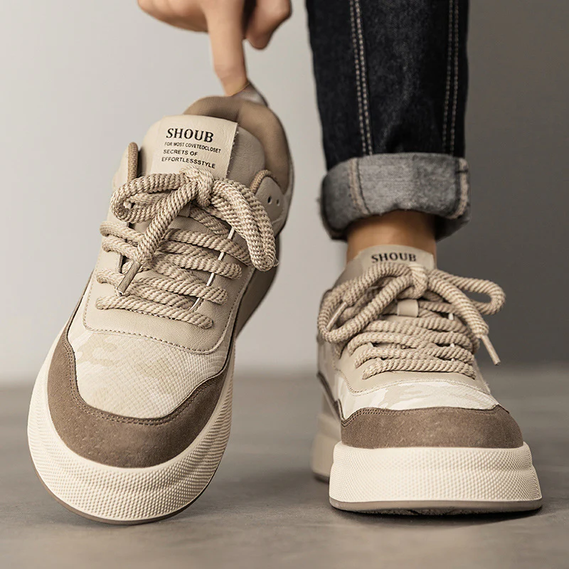 Damen modische Sneakers mit gepolsterter Laufsohle und atmungsaktiver Obermaterialkombination Heidi Mode - Image 4