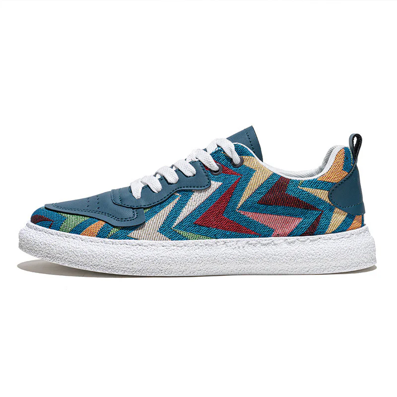 Damen modische Sneakers mit gewelltem Design und bequemer Sohle Heidi Mode - Image 5