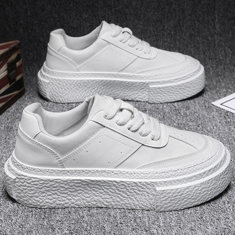 Damen modische Sneakers mit hoher Plateausohle und eleganter Oberflächenstruktur Heidi Mode - Image 2