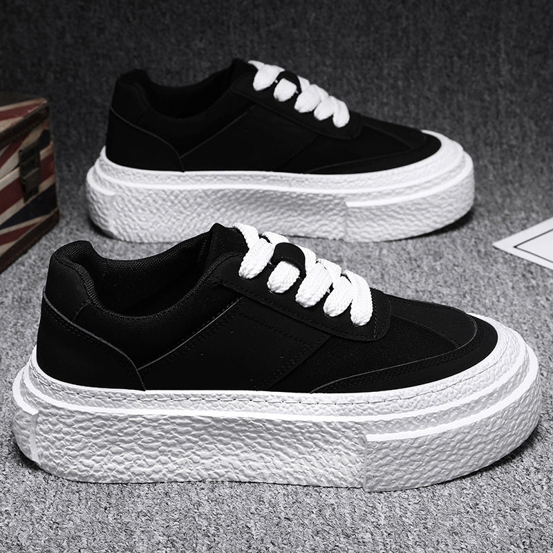 Damen modische Sneakers mit hoher Plateausohle und eleganter Oberflächenstruktur Heidi Mode - Image 3