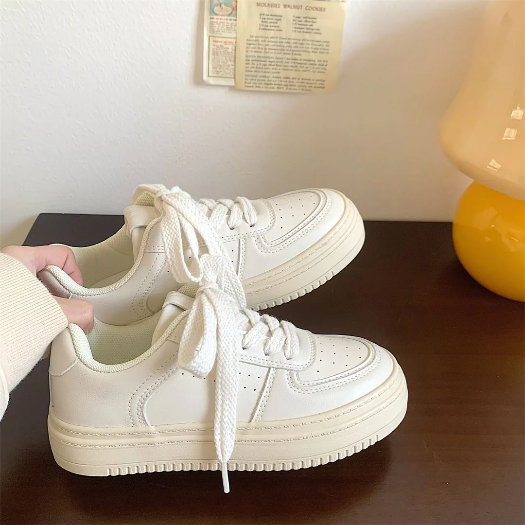Damen Modische Sneakers mit hoher Sohle und atmungsaktivem Obermaterial Heidi Mode - Image 4