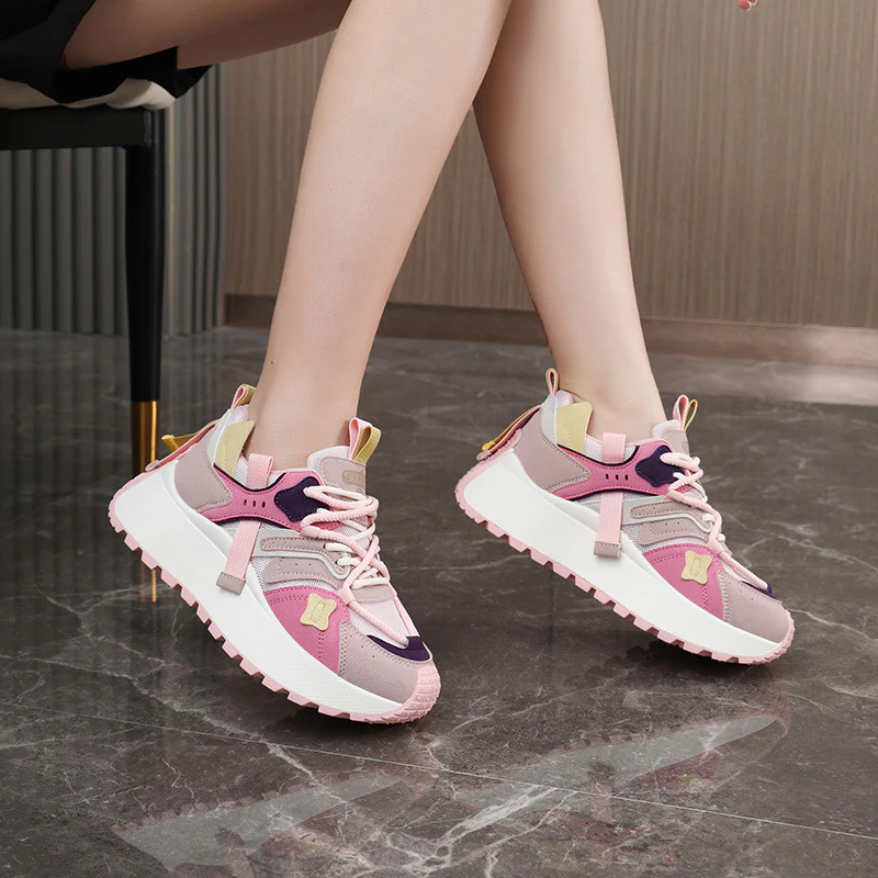 Damen modische Sneakers mit innovativem Design und atmungsaktivem Obermaterial Heidi Mode - Image 3