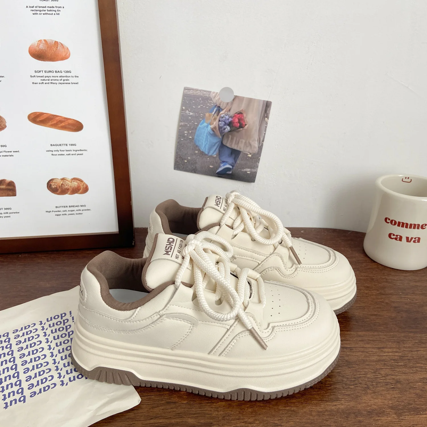 Damen Modische Sneakers mit innovativer dicker Sohle und atmungsaktivem Obermaterial Heidi Mode - Image 7