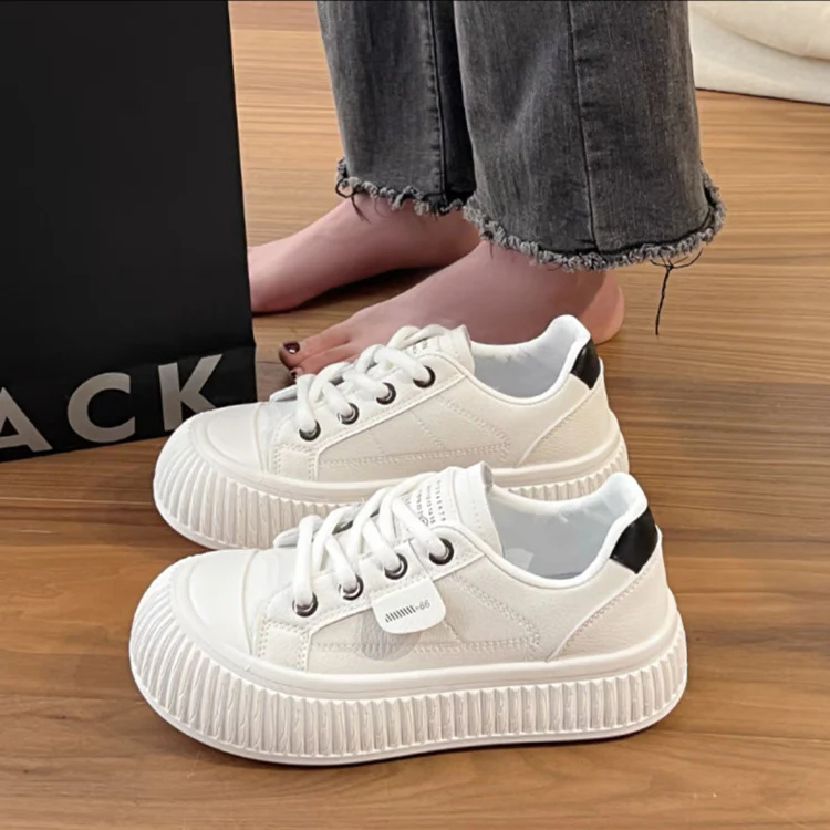 Damen modische Sneakers mit komfortablem Plateau und sportlichem Design Heidi Mode - Image 3